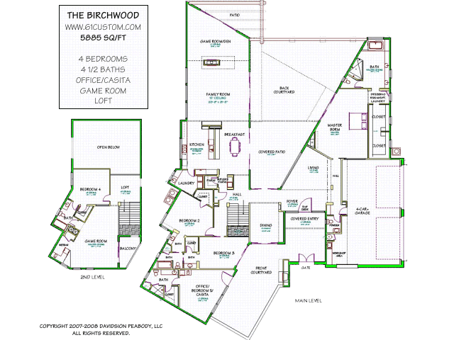Luxury Modern House Plan, Modern Home Design Plans for Arizona ...