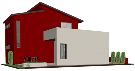 small modern house plan