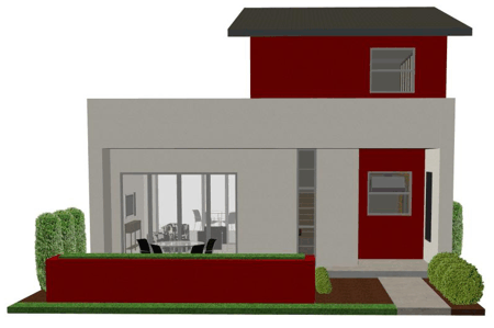 Small House Plan, Ultra Modern Small House Plan, Small Modern House 