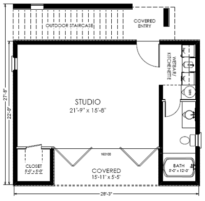 Studio Guest House Plans